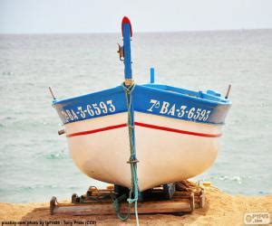 Puzzles De Barca Varada En La Playa Rompecabezas Para Imprimir