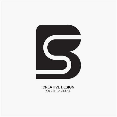 Premium Vector Creative Bs Or Sb Initial Flat Monogram Minimal Modern