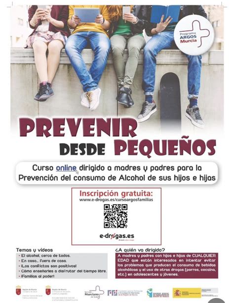 Curso Online Para Padres Y Madres “prevenir El Consumo De Alcohol