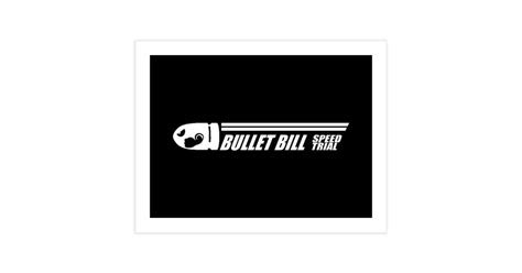 Bullet Bill Speed Trial Home Fine Art Print Tk Shop