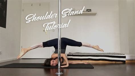 How To Do A Shoulder Stand Tutorial Youtube