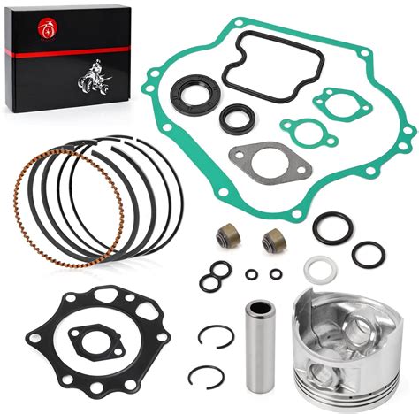 Amazon ENGINE REBUILD GASKET KIT W PISTON RINGS SEALS STD For