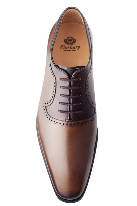 Richelieu Preston Cognac Pour Homme Finsbury Shoes