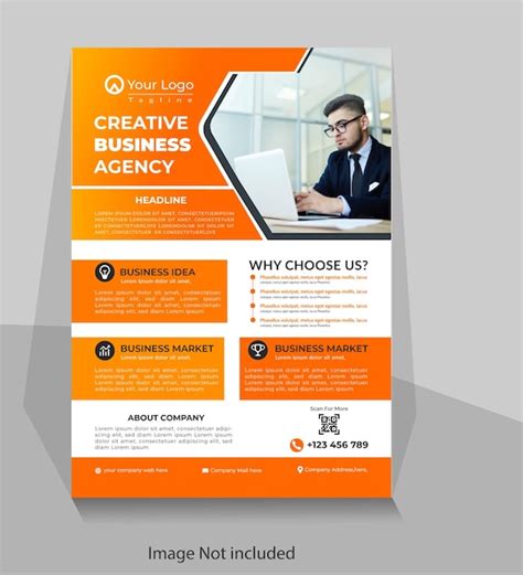 Premium Vector Corporate Business Flyer Design Template