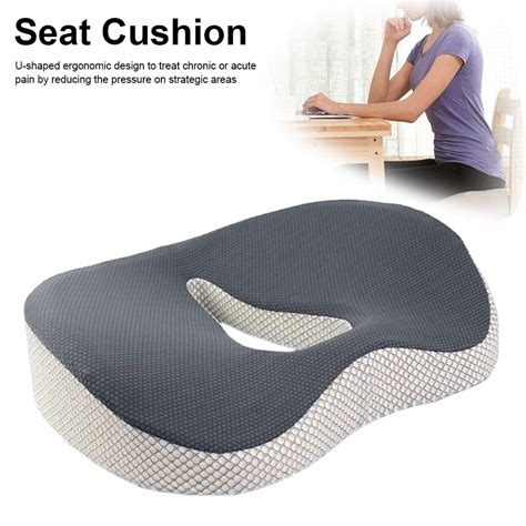 Chair Cushion Breathable Ergonomic Memory Foam Seat Cushion Pad with ...