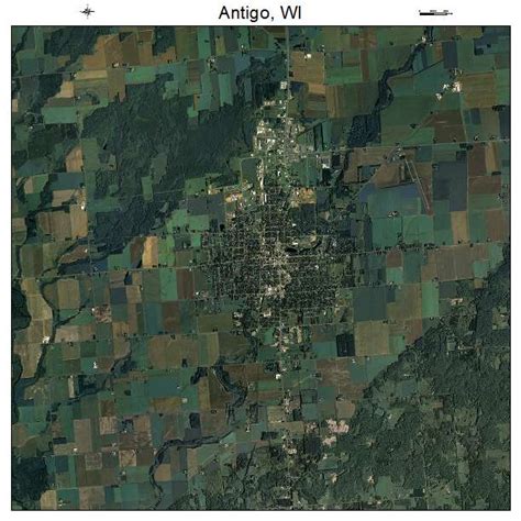 Aerial Photography Map Of Antigo Wi Wisconsin