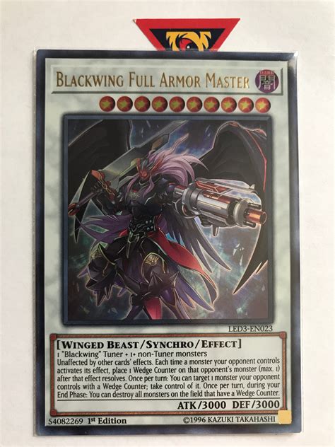 Blackwing Full Armor Master / Ultra - LED3-EN023 - 1st — Transcend Cards