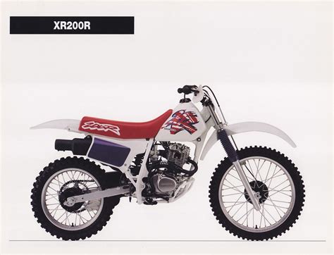 1995 Honda Xr200r Brochure Page 1 Tony Blazier Flickr