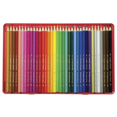 Faber Castell Classic Colour Pencils Tin Of