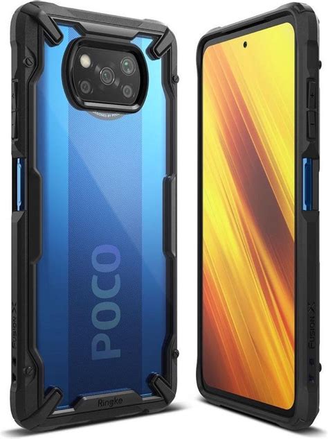 Ringke Fusion X Xiaomi Poco X3 X3 Pro Hoesje Back Cover Zwart Bol