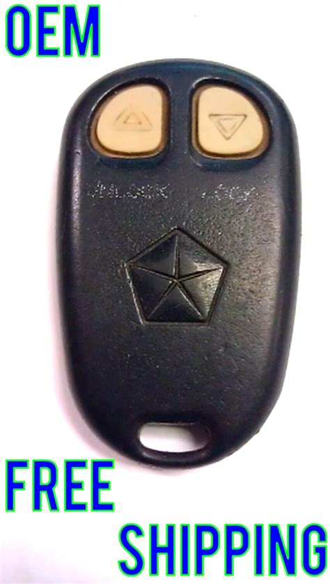 OEM CHRYSLER KEYLESS ENTRY REMOTE CONTROL FOB TRANSMITTER KEYFOB