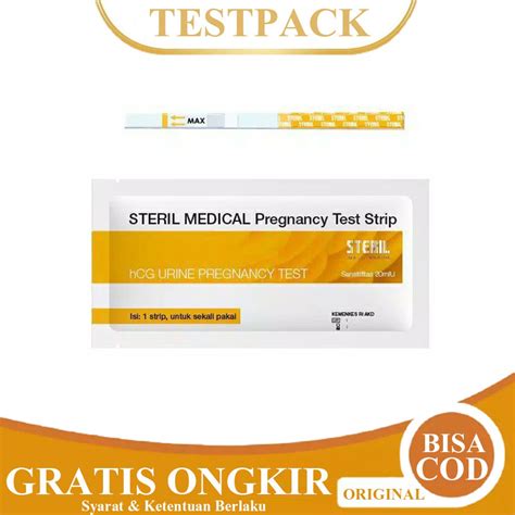 Jual Testpack Kehamilan Steril Pregnancy Test Strip Test Pack