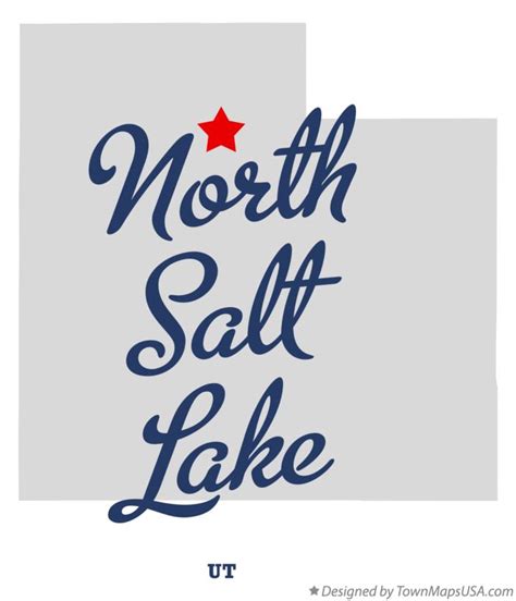 Map Of North Salt Lake Ut Utah