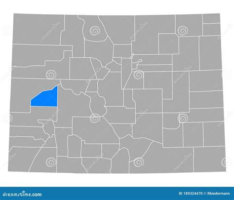 Map Of Delta In Colorado Stock Vector Illustration Of Travel 189324470