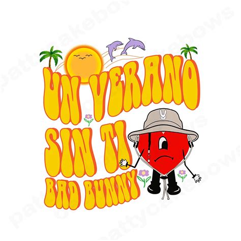 Bad Bunny Png Un Verano Sinti Png Un Verano Sinti Bad Bunny Etsy In