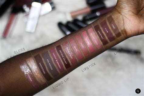 MAC Nude Lips Lewks Cocoa Swatches