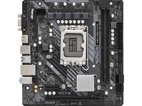 ASRock H610M HVS LGA 1700 Intel H610 SATA 6Gb S DDR4 Micro ATX