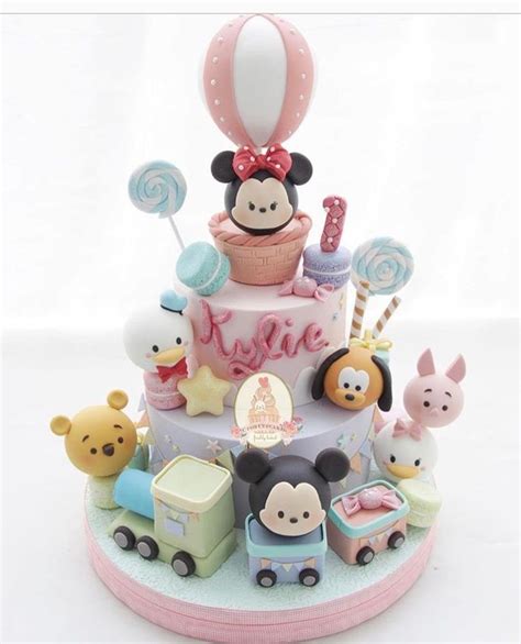 Pin By Pinner On Tsum Tsum Cakes Birthday Cake For Mom Tsum Tsum