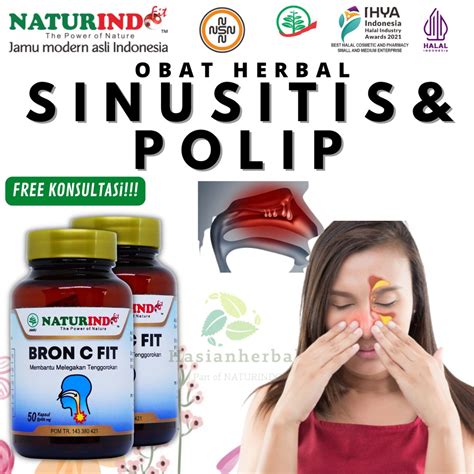 Jual Obat Herbal Sinusitis Hidung Polip Rhinitis Konka Hipertropi