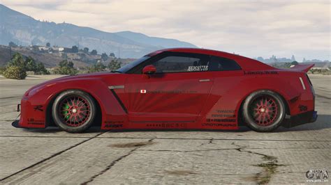 Nissan Gt R Wide Body R35 Para Gta 5