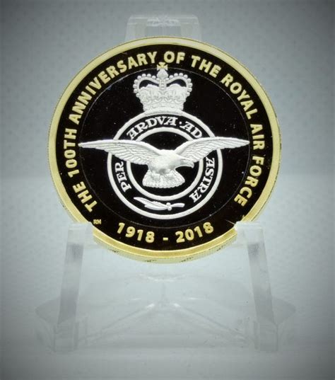 2018 United Kingdom 2 RAF Centenary RAF Centenary Badge Mox Metals