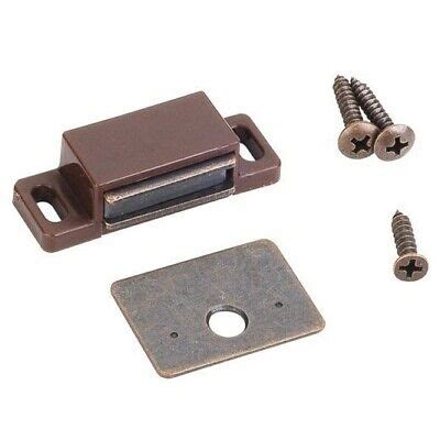 Brown Cabinet Door Single Magnetic Catch Furniture Magnet Latch