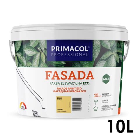 Primacol Fasada Eco Farba Elewacyjna Miodowy 10L Kup Online W PSB LOBO