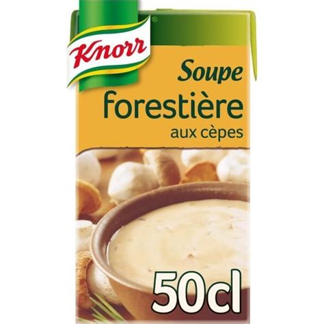 Knorr Soupe Forestière aux Cèpes 50 cl Cdiscount Au quotidien