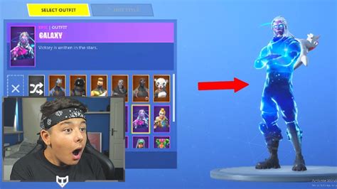 HEB IK DE GALAXY SKIN UNLOCKED Fortnite Battle Royale YouTube