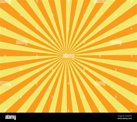 Retro Orange Background Ray Sun Ray Orange And Yellow Sunburst