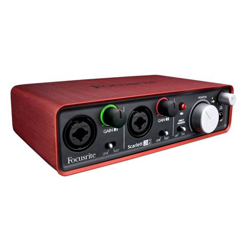 Focusrite Scarlett 2i2 Interface Audio USB Gear4music