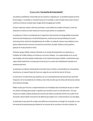 Ayahuasca Pdf Descarga Gratuita