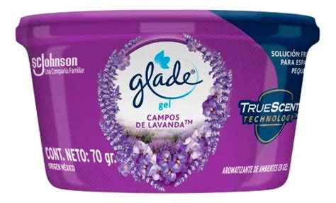 Glade Mini Gel Campos De Lavanda Aromatizante Ambiente 70gr