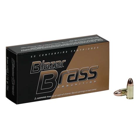 Cci Blazer Brass 9mm 115 Grain