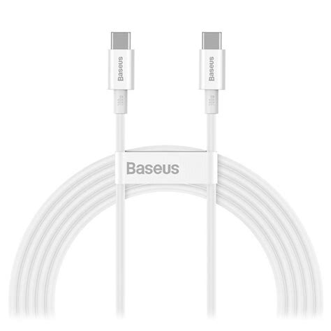 Baseus Kabel Data Type C To Type C Fast Charge Cable Superior Pd 100w Warna Hitam Ukuran 2m