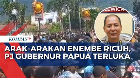 Terkati Kondisi Kericuhan Arak Arakan Jenazah Lukas Enembe Begini