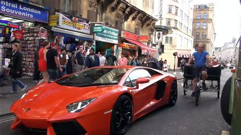 Double Lamborghini Aventador Cruise Around London Lord Aleem Ballin