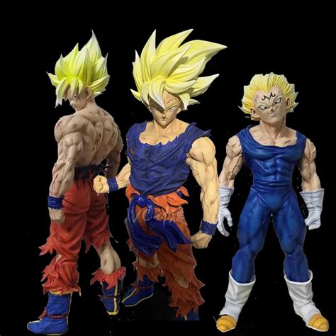 Dragon Ball Z Action Figure Em Pvc Gk Son Goku Majin Vegeta Super