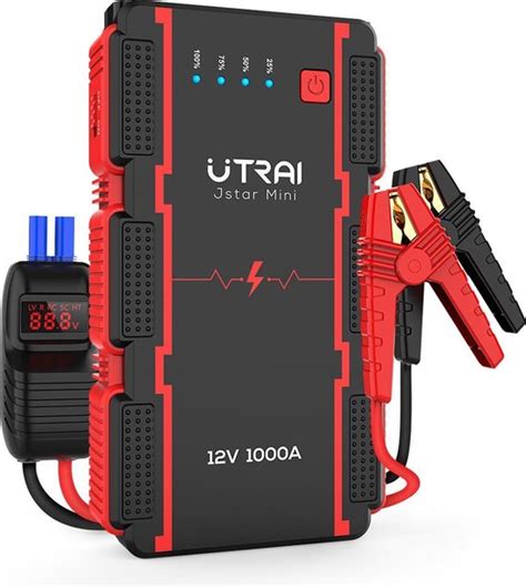 Utrai Jstar Mini Jumpstarter Alles In 1 Met Smart Startkabels 1000A