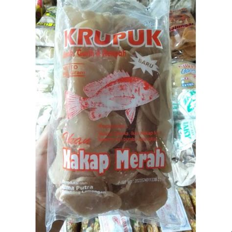 Jual Krupuk Ikan Kakap Merah Gr Shopee Indonesia