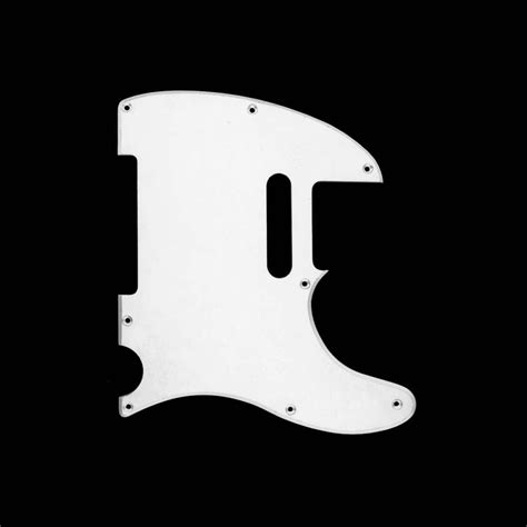 Tele Pickguard 1 Ply 8 Holes