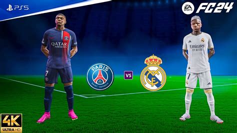 Ea Sports Fc 24 Paris Saint Germain Vs Real Madrid Champions League Final 24 Ps5 Youtube