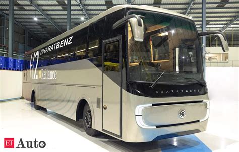 Bharat Benz And Reliance Industries Unveil Hydrogen Powered Intercity Concept Coach Et Auto