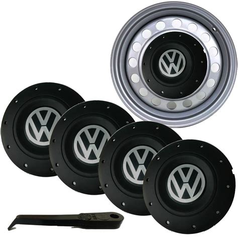 Kit Jogo Calota Centro De Roda Ferro Vw Aro Amarok Shopee Brasil