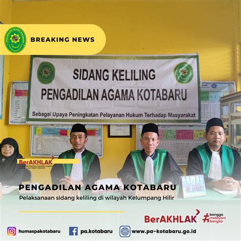 Pa Kotabaru Pembinaan Dan Koordinasi Untuk Wilayah I Pengadilan Agama