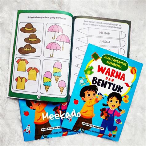 Jual Buku Aktivitas Mengenal Warna Dan Bentuk Buku Paud Dan TK