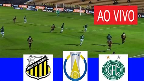 GREMIO NOVORIZONTE X GUARANI AO VIVO IMAGEM I BRASILEIRAO SERIE B