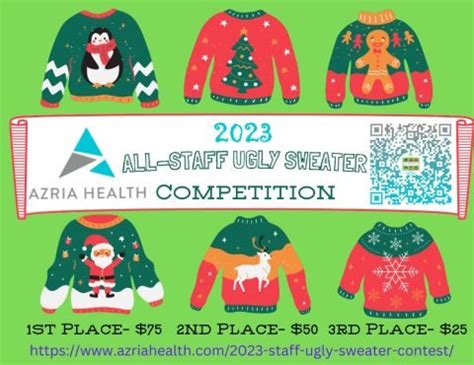 2023 Staff Ugly Sweater Contest | Azria Health