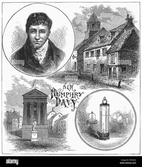 SIR Humphry Davy 1778 1829 NEnglish químico Davy fotografiado