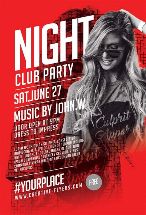 Free Club Flyer Template